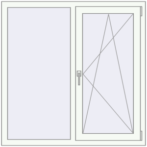 Купити Вікна 1200x1200 мм REHAU Euro 70