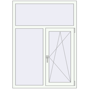 Купити Вікна 1100x1500 мм REHAU Euro 70 Білий (RAL 9016) з двох сторін