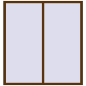 Купити Вікна 1550x1700 мм REHAU Euro 60 WALNUT з двох сторін