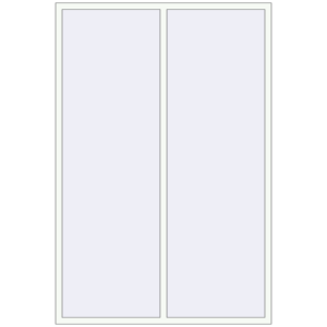 Купити Вікна 1650x2450 мм REHAU Brillant-Design Білий (RAL 9016) з двох сторін