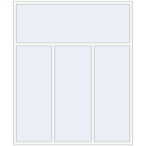 Купити Вікна 2000x2400 мм REHAU SYNEGO MD Білий (RAL 9016) з двох сторін