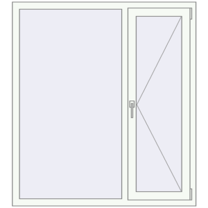 Купити Вікна 1290x1430 мм REHAU Euro 60