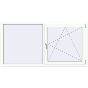 Купити Вікна 1750x900 мм REHAU Euro 70 Білий (RAL 9016) з двох сторін