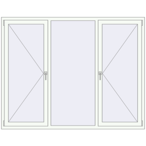 Купити Вікна 2050x1600 мм REHAU Euro 60