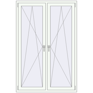 Купити Вікна 1200x1800 мм REHAU Euro 70 Білий (RAL 9016) з двох сторін