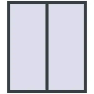 Купити Вікна 1300x1500 мм Altest Pony 375 RAL 7016 Anthracite grey з двох сторін