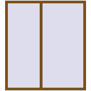 Купити Вікна 1800x2000 мм REHAU Euro 70 GOLDEN OAK з двох сторін