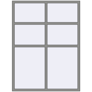 Купити Вікна 1500x2000 мм Altest Pony 375 RAL 9007 Grey aluminium з двох сторін