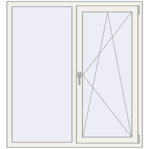 Купити Вікна 1300x1400 мм REHAU Euro 70