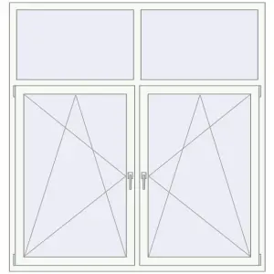 Купити Вікна 1780x1870 мм REHAU Euro 60 Білий (RAL 9016) з двох сторін