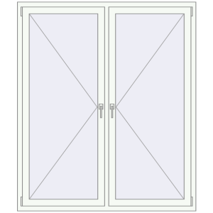 Купити Вікна 1520x1780 мм REHAU Euro 70 Білий (RAL 9016) з двох сторін