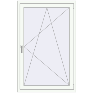 Купити Вікна 900x1400 мм REHAU SYNEGO MD Білий (RAL 9016) з двох сторін