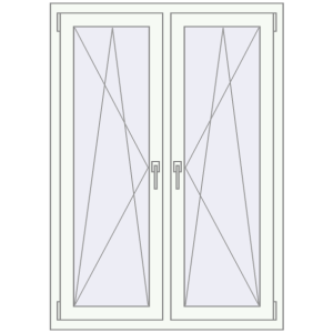 Купити Вікна 1020x1380 мм REHAU Euro 70 Білий (RAL 9016) з двох сторін