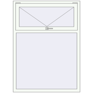 Купити Вікна 1100x1500 мм REHAU Euro 70 Білий (RAL 9016) з двох сторін