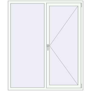 Купити Вікна 1480x1760 мм REHAU Euro 60 Білий (RAL 9016) з двох сторін