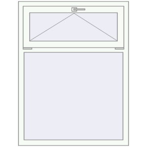 Купити Вікна 980x1280 мм REHAU Brillant-Design Білий (RAL 9016) з двох сторін