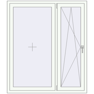 Купити Вікна 1300x1500 мм REHAU Euro 60
