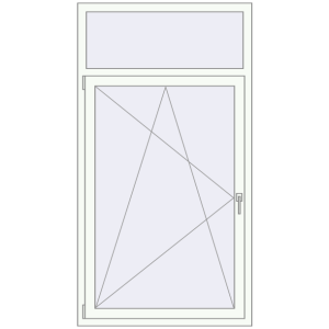 Купити Вікна 1000x1850 мм REHAU Euro 70 Білий (RAL 9016) з двох сторін