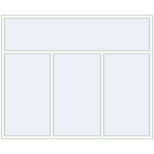 Купити Вікна 2450x2010 мм REHAU Brillant-Design Білий (RAL 9016) з двох сторін