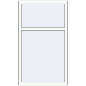 Купити Вікна 820x1400 мм REHAU Brillant-Design Білий (RAL 9016) з двох сторін