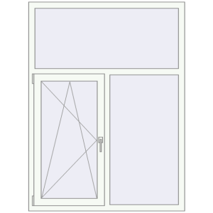 Купити Вікна 1250x1670 мм REHAU Euro 60