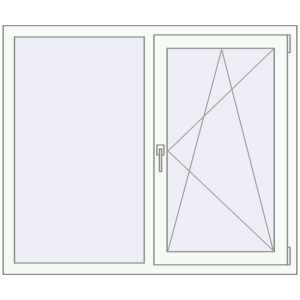 Купити Вікна 1300x1100 мм REHAU Euro 70