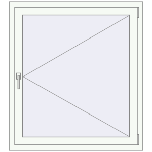 Купити Вікна 1000x1112 мм REHAU Euro 60 Білий (RAL 9016) з двох сторін