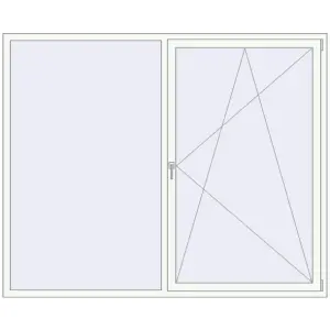 Купити Вікна 2270x1850 мм REHAU Euro 60 Білий (RAL 9016) з двох сторін
