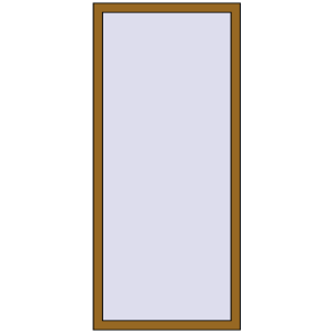Купити Вікна 800x1780 мм REHAU Brillant-Design LIGHT_OAK з двох сторін