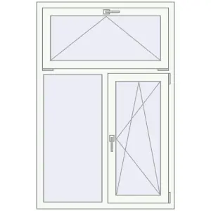 Купити Вікна 1000x1500 мм REHAU Euro 60 Білий (RAL 9016) з двох сторін
