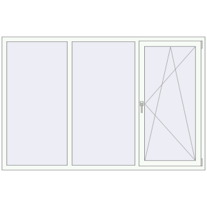 Купити Вікна 2133x1400 мм REHAU Euro 60
