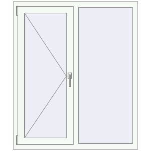 Купити Вікна 1100x1300 мм REHAU Euro 60 Білий (RAL 9016) з двох сторін