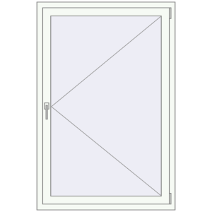 Купити Вікна 1000x1500 мм REHAU Euro 60 Білий (RAL 9016) з двох сторін