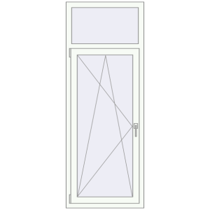 Купити Вікна 700x1850 мм REHAU Euro 70