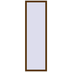 Купити Вікна 650x2100 мм REHAU Brillant-Design WALNUT з двох сторін