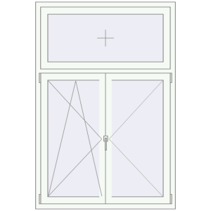 Купити Вікна 1150x1700 мм REHAU Euro 70 Білий (RAL 9016) з двох сторін