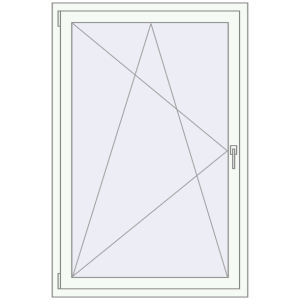 Купити Вікна 1000x1500 мм REHAU Euro 70 Білий (RAL 9016) з двох сторін