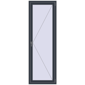 Купити Вікна 700x2100 мм REHAU SYNEGO MD ANTHRACITE_GREY_STRUKTURAL з двох сторін