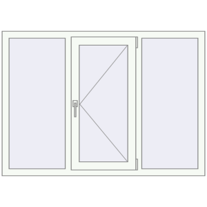 Купити Вікна 1460x1040 мм REHAU Euro 60 Білий (RAL 9016) з двох сторін