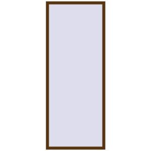 Купити Вікна 1000x2500 мм REHAU Brillant-Design WALNUT з двох сторін
