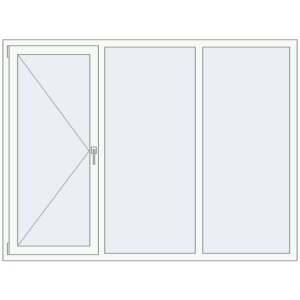 Купити Вікна 2000x1500 мм REHAU Euro 70 Білий (RAL 9016) з двох сторін