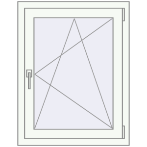 Купити Вікна 650x850 мм REHAU Euro 60 Білий (RAL 9016) з двох сторін