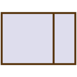 Купити Вікна 2000x1400 мм REHAU Euro 70 WALNUT з двох сторін