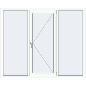 Купити Вікна 1740x1440 мм REHAU Euro 60 Білий (RAL 9016) з двох сторін