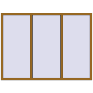 Купити Вікна 2020x1490 мм REHAU Euro 70 LIGHT_OAK з двох сторін