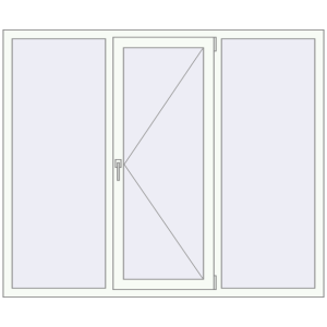 Купити Вікна 1800x1500 мм REHAU Brillant-Design Білий (RAL 9016) з двох сторін