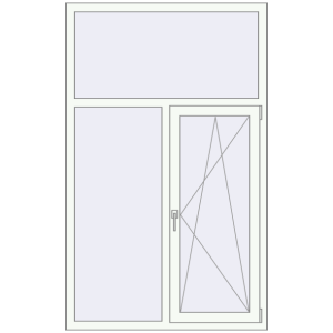 Купити Вікна 1150x1870 мм REHAU Euro 70 Білий (RAL 9016) з двох сторін
