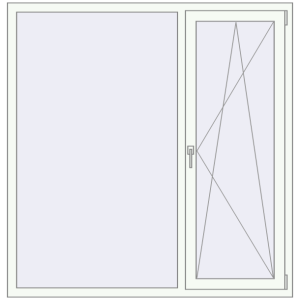 Купити Вікна 1550x1600 мм REHAU Euro 70