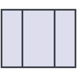 Купити Вікна 2300x1800 мм REHAU Euro 60 ANTHRACITE_GREY_STRUKTURAL з двох сторін