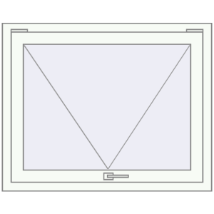 Купити Вікна 1000x800 мм REHAU Brillant-Design Білий (RAL 9016) з двох сторін